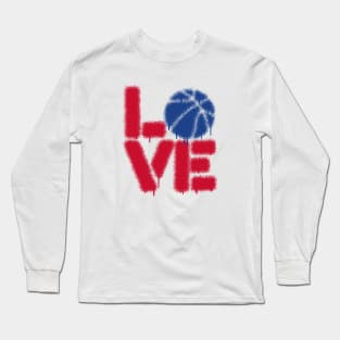 BASKETBALL LOVE r/b Long Sleeve T-Shirt